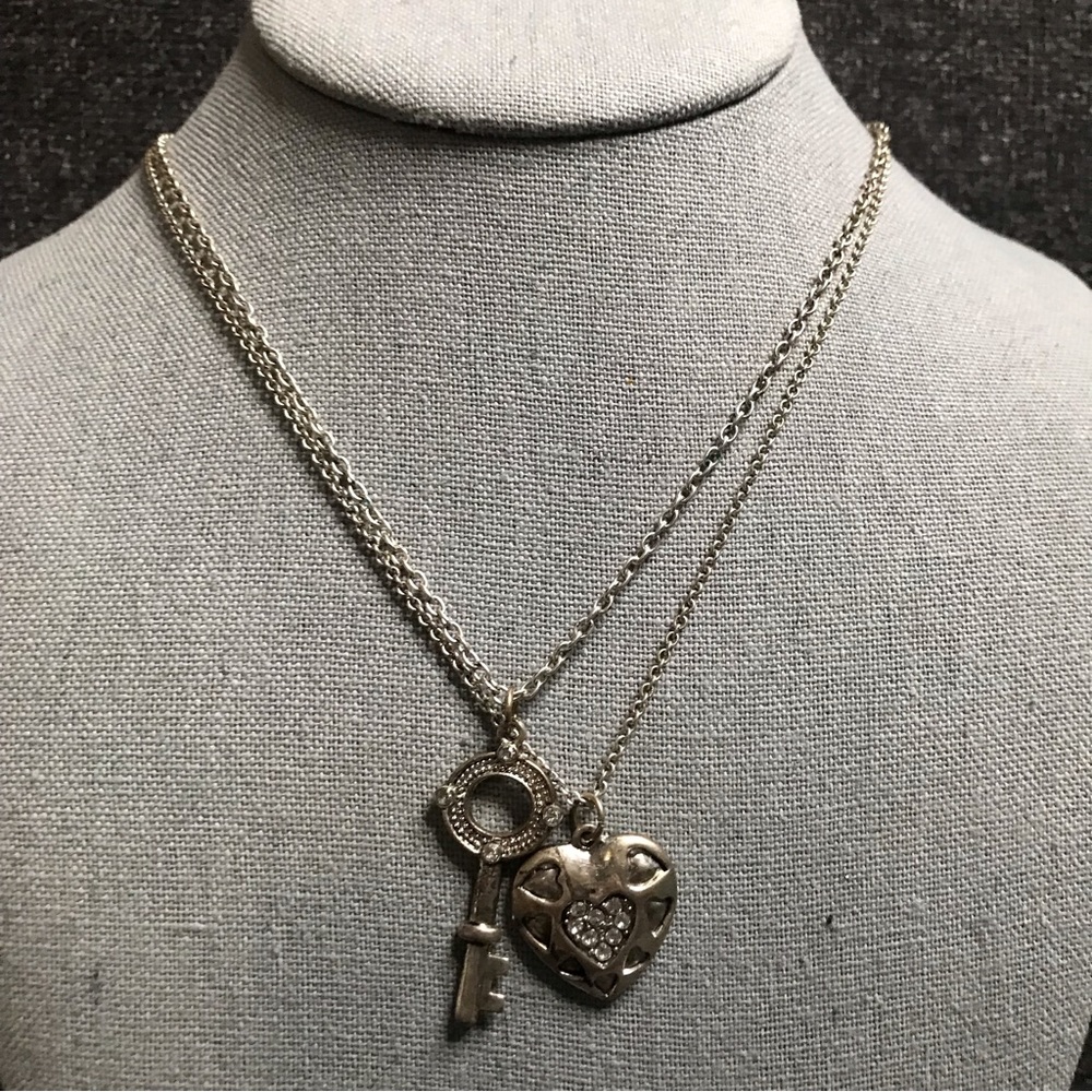 Locket and Key Necklace